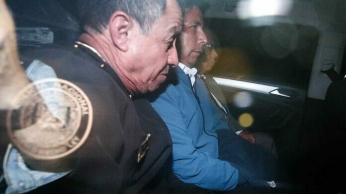 Poder Judicial de Perú dicta 7 días de detención preliminar contra Pedro Castillo