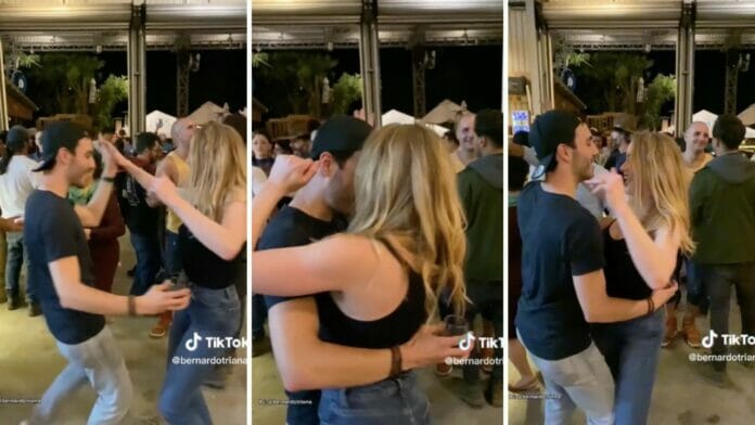 Reaparece Amber Heard bailando con asistente de equipo de producción