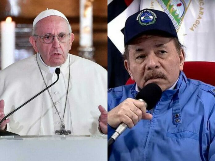 El papa Francisco compara gobierno de Ortega con la “dictadura hitleriana”