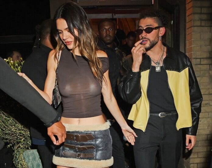Bad Bunny y Kendall Jenner cachados por paparazis en New York