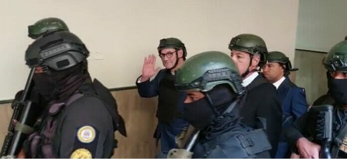 Llegada de los implicados de la Operación Calamar