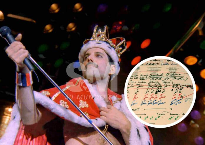 Subastarán escritos que revelan cómo Freddie Mercury compuso Rapsodia Bohemia