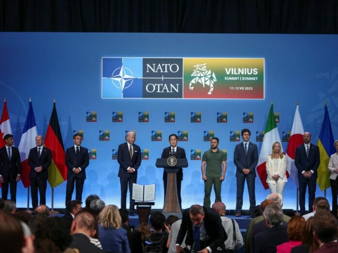 Rusia lanza ataques con drones durante la cumbre de la OTAN
