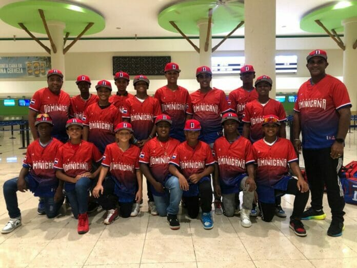 República Dominicana envía selección para competir en el Mundial U12 de béisbol en Tainan