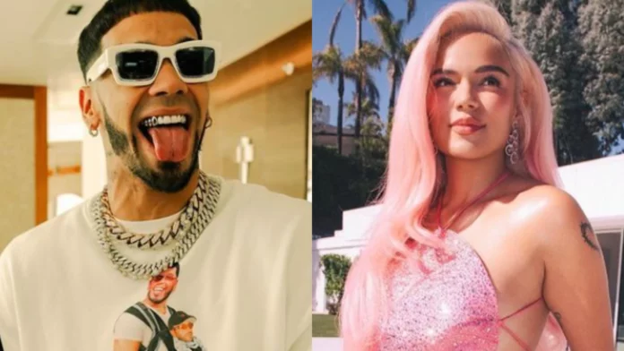 Con indirectas Anuel AA reacciona a canción de Karol G