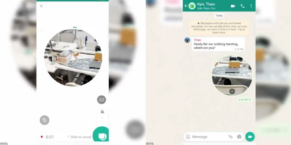WhatsApp trae videos instantáneos y otras actualizaciones