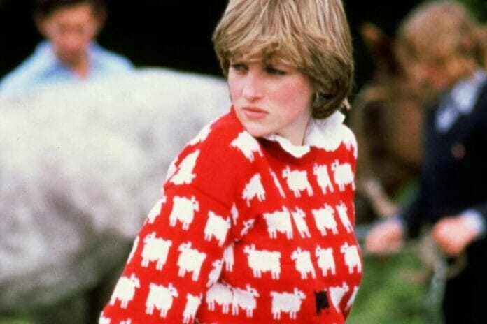 Rompe récord suéter con oveja negra de Lady Di al subastarse por 1,1 millón de dólares