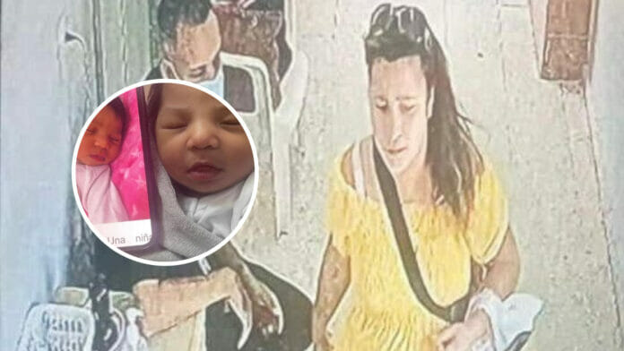 Recuperan recién nacida robada de hospital en Santiago