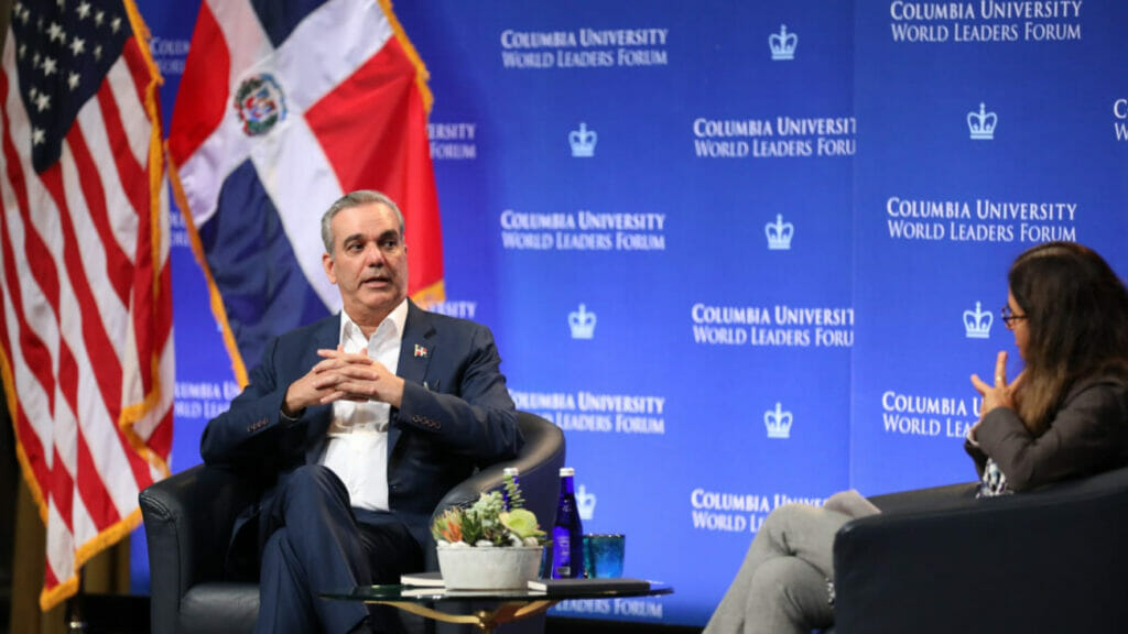 Presidente Abinader reitera ante estudiantes de la universidad de Columbia que la Seguridad de todos los dominicanos esta por encima de todo