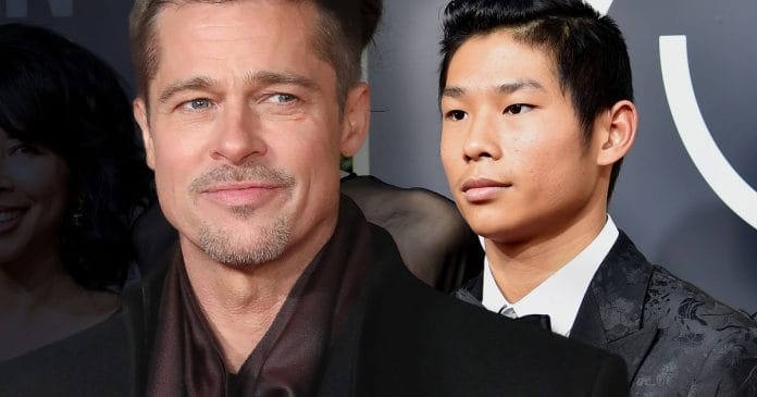 Brad Pitt reacciona a los insultos de su hijo Pax Jolie, quien lo llamó 
