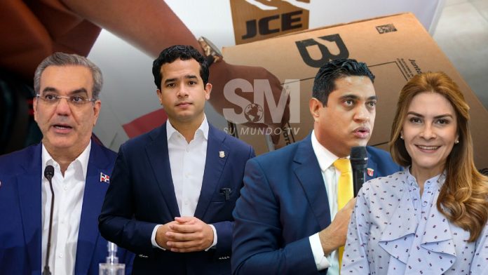 Los favoritos para elecciones 2024: Abinader, Omar Fernández, Kelvin Cruz y Carolina Mejía