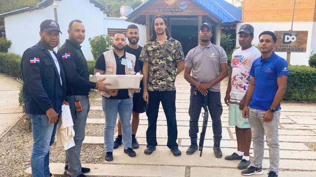 Medio Ambiente libera solenodonte en el Monumento Natural Saltos de la Damajagua