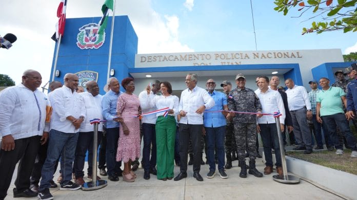 Gobierno inaugura destacamento policial en Don Juan, Monte Plata