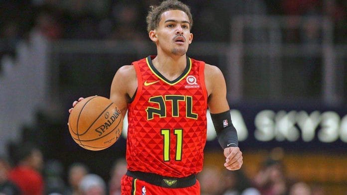 Trae Young fuera de acción de manera indefinida por conmoción cerebral