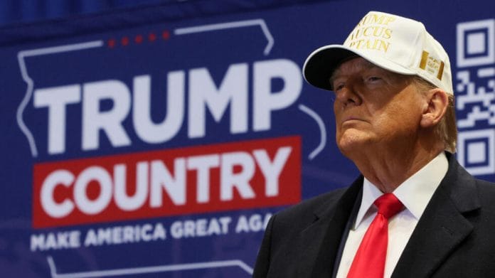 Trump logra una clara victoria en Iowa, la primera medición entre los republicanos