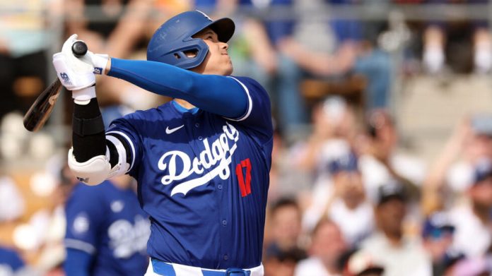 Ohtani debuta en pretemporada con los Dodgers