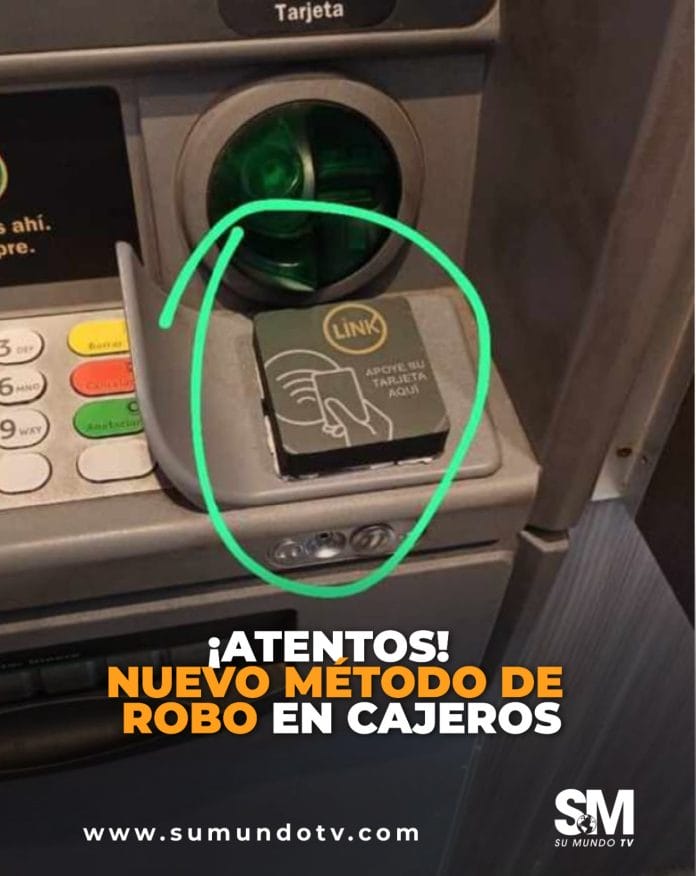 ¡Atentos, nuevo método de robo en cajeros!
