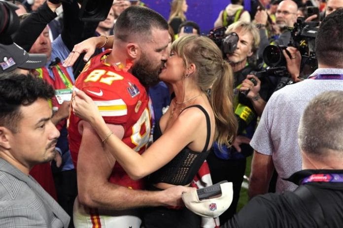 ¡Que viva el romance! Taylor Swift y Travis Kelce reinan en el Super Bowl