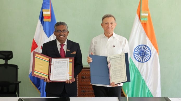 República Dominicana y la India firman protocolo de cooperación económica