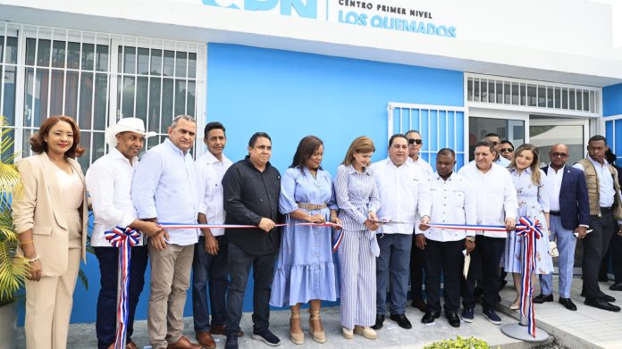Vicepresidenta entrega remozado Centro de Primer Nivel Los Quemados en Bonao