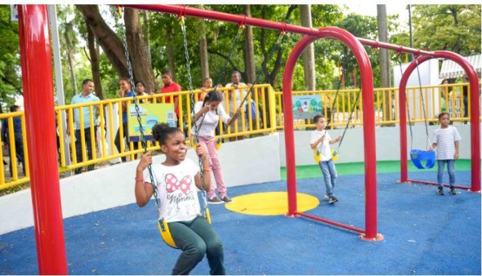 Inauguran Parque Infantil Plaza de la Cultura, para la diversión de niños de 2 a 12 años