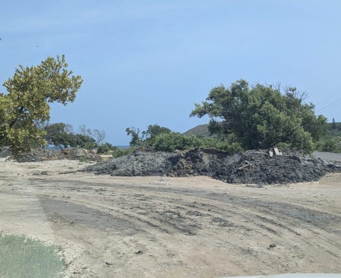 MMRN paraliza vertido de material de desecho en manglares de Montecristi