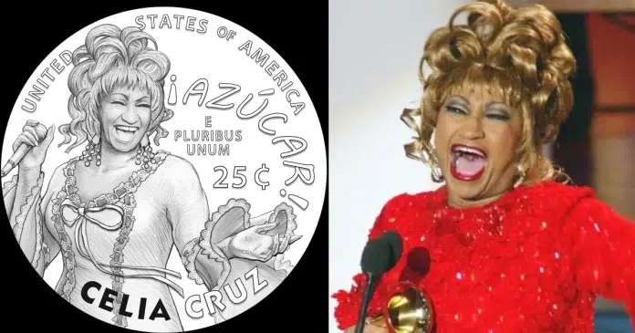 Ya está en circulación la moneda de EEUU que rinde homenaje a Celia Cruz