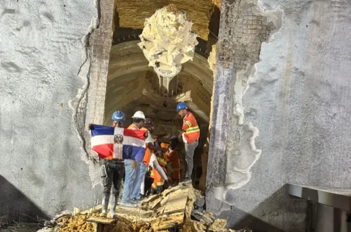 Abren túnel conecta la nueva línea 2c del metro hacia Los Alcarrizos con María Montez