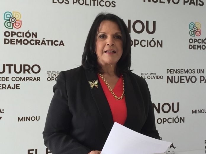 Minou Tavárez Mirabal apuesta por el relevo en Opción Democrática