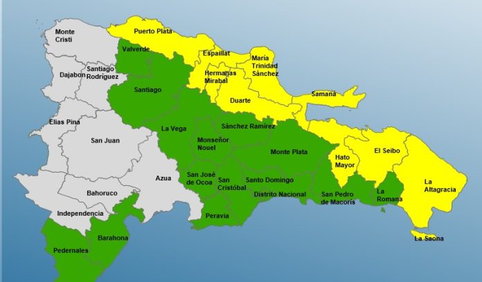 Al menos 24 provincias en alerta por vaguada en el país