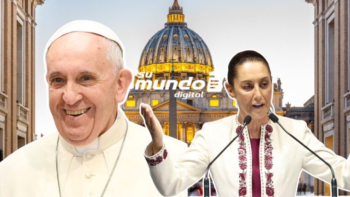 Sheinbaum llama al papa «progresista» por nombrar a una mujer «gobernadora» del Vaticano