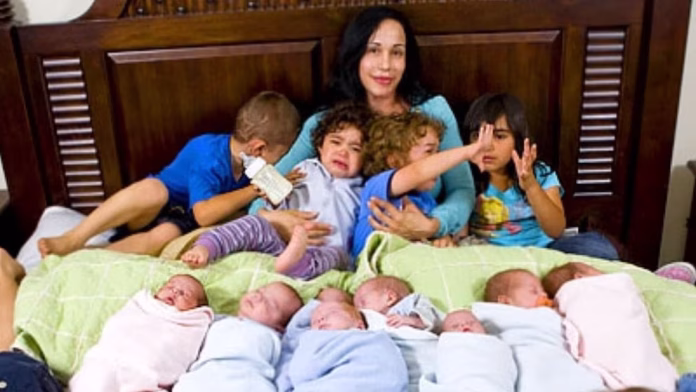 Su caso causó gran controversia por las implicaciones éticas de las técnicas de reproducción asistida utilizadas. Originaria de Fullerton, California, Nadya comenzó sus tratamientos de fertilidad en 1997, cuando tenía solo 21 años.