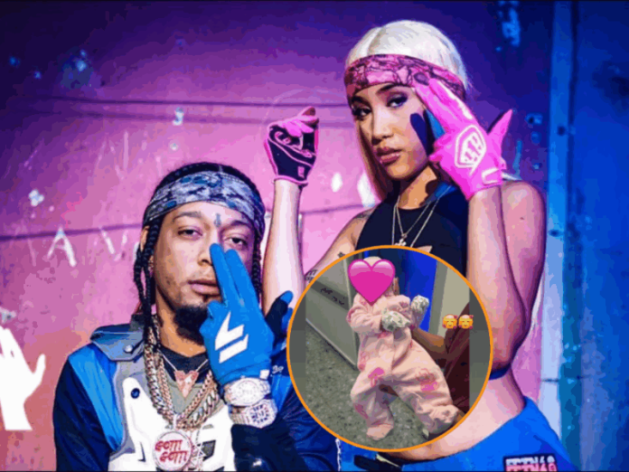 Rochy RD y La Demente le dan la bienvenida a su primera hija en común