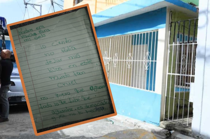 Mujer envenena a sus hijos y se suicida: "No podía dejar mis hijos en este mundo cruel"