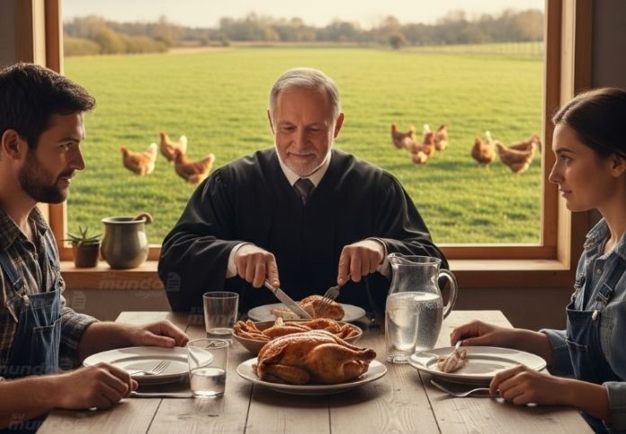 Dicha propuesta fue aceptada, así que antes de completar el proceso de divorcio, ambos compartieron 'un delicioso pollo'.