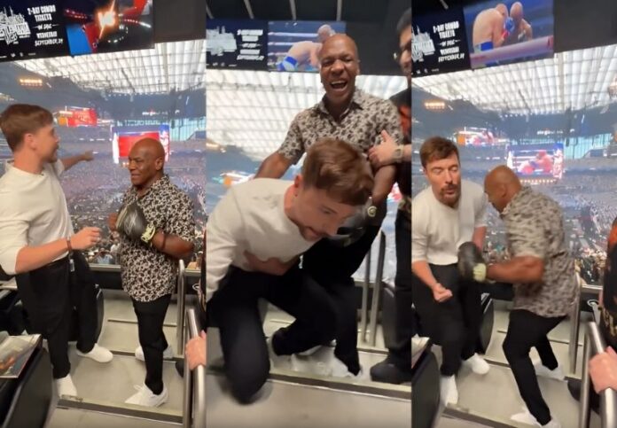 Las imágenes no tardaron en hacerse virales en redes, con miles de usuarios comentando entre risas y asombro: “¿Qué esperaba?”, “Lo raro es que sobrevivió” y “Mike Tyson no sabe golpear despacio”.