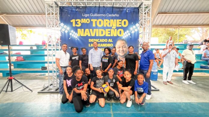 Leandro Mieses recibe dedicatoria especial en 13º Torneo Navideño de la Liga Guillermo Cedeño