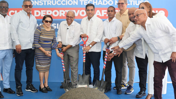 Miderec inicia construcción de seis techados multiusos en Santo Domingo con inversión de 155 millones de pesos