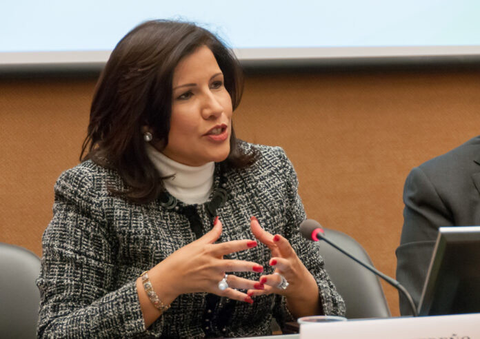 La también integrante del Comité Político del Partido de la Liberación Dominicana expresó su postura en el artículo titulado “Cuando la calle sustituye al Estado”.