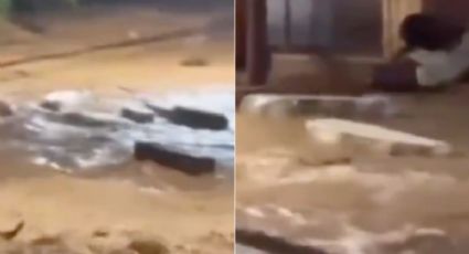 Ataúdes flotan en calles inundadas en Brasil Ataúdes flotan en calles inundadas en Brasil (VIDEO)