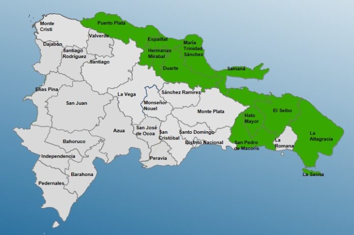 COE amplía alerta verde para varias provincias por aguaceros y posibles inundaciones