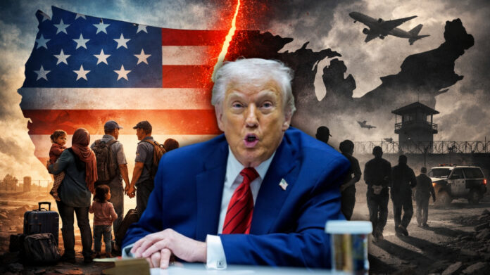 La política migratoria de Trump en este segundo mandato se ha caracterizado por su dureza y su carácter restrictivo y ha protagonizado alguno de los momentos de más tensión parlamentaria.