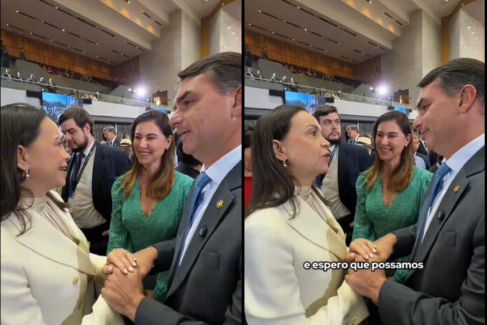 Machado le devolvió el halago, manifestando que ese país también es una inspiración para Venezuela.