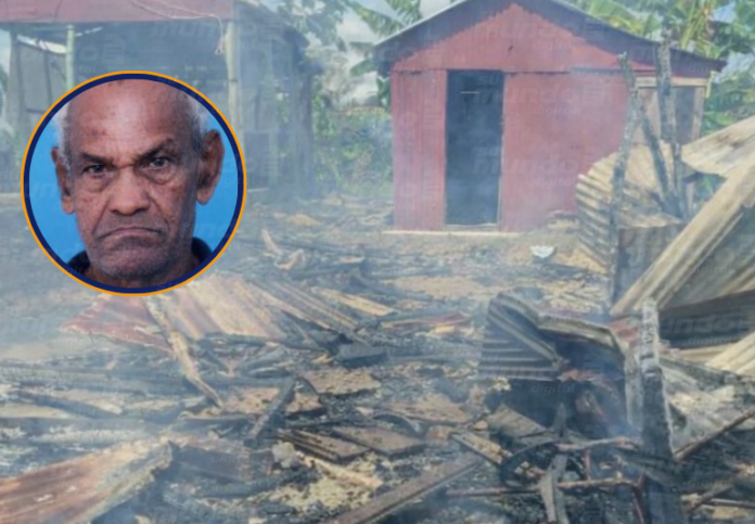 Hombre muere calcinado tras incendiar su vivienda en El Seibo