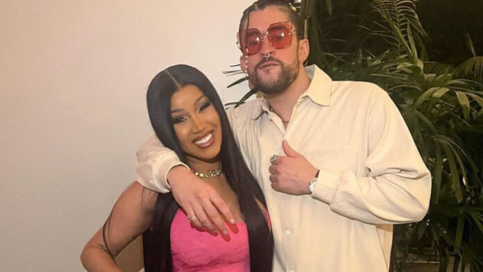 Cardi B asegura que su meta es alcanzar el nivel de Bad Bunny en conciertos y reproducciones