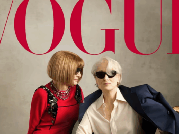 Anna Wintour y Meryl Streep protagonizan portada de Vogue previo al estreno de “El diablo viste de Prada 2”