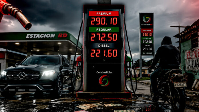 Gasolina de lujo… pueblo en ruina