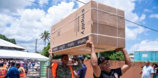 Gobierno brinda asistencia a familias afectadas por lluvias en Imbert y Montellano