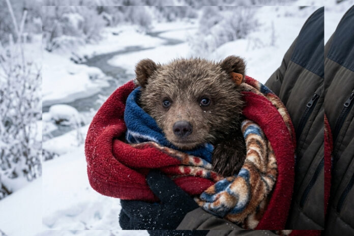 La osita que sobrevivió cuando todo parecía perdido