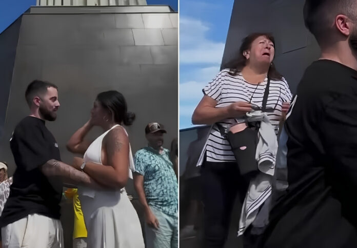 La pedida de mano en el Cristo Redentor que se volvió viral por un insólito detalle familiar